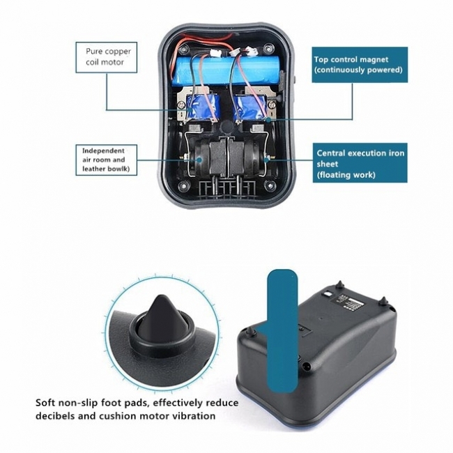 Máy sủi tích điện Aqua Blue ADP 03-07-09