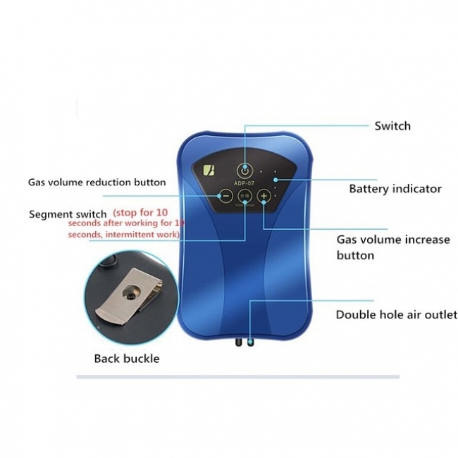 Máy sủi tích điện Aqua Blue ADP 03-07-09