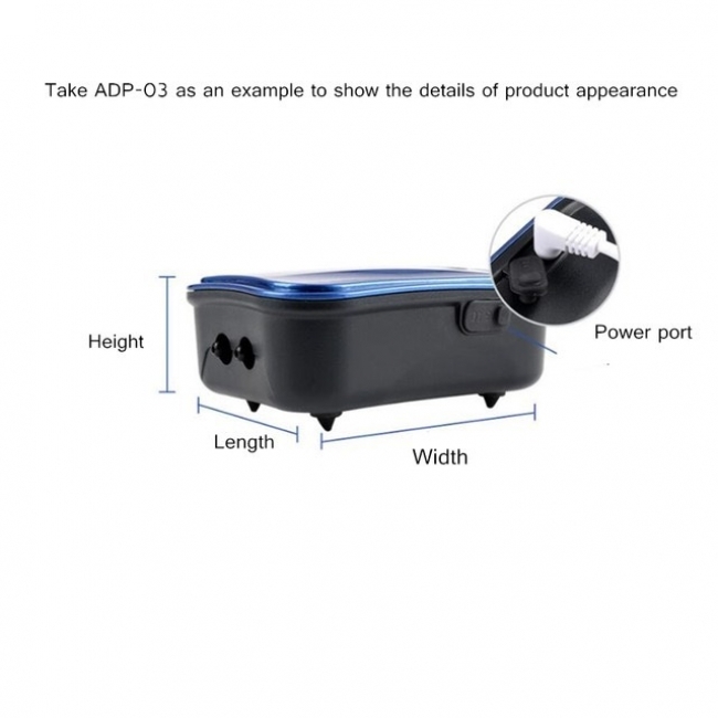 Máy sủi tích điện Aqua Blue ADP 03-07-09