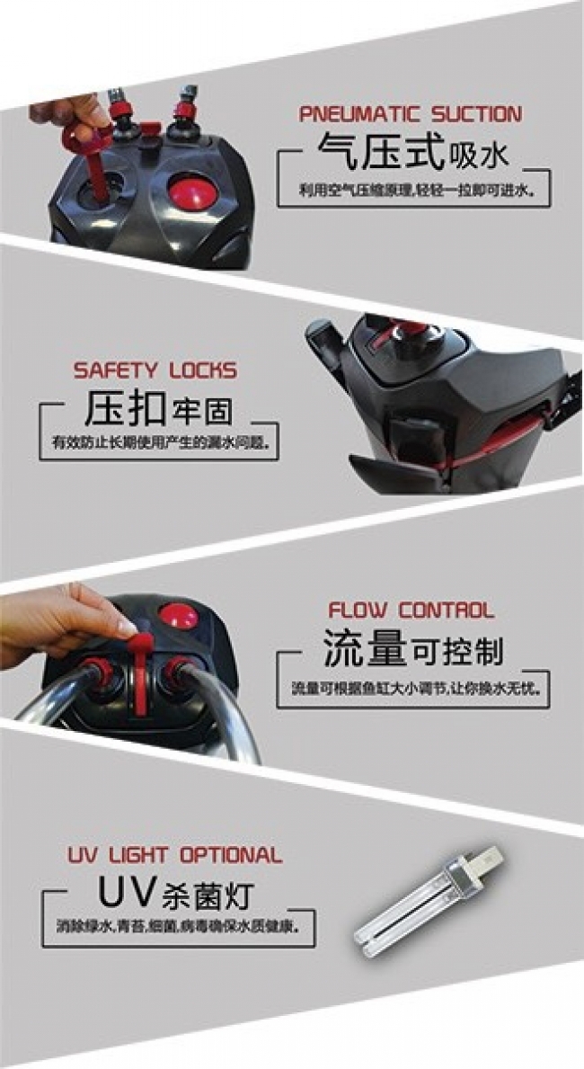 Lọc thùng cho bể cá Dophin KW OWL 608