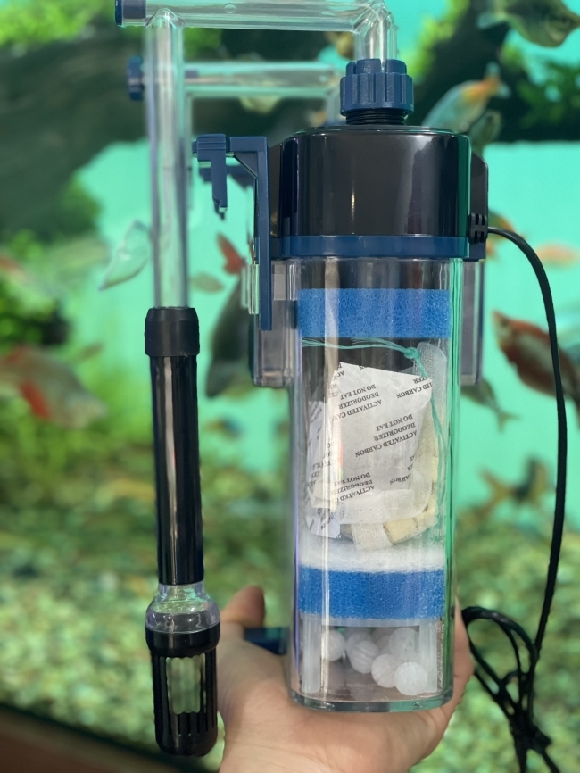 Lọc treo cho bể cá cảnh, bể thủy sinh Marine KY-500C Pro