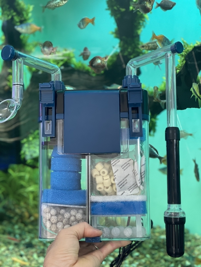 Lọc treo cho bể cá cảnh, bể thủy sinh Marine KY-500C Pro