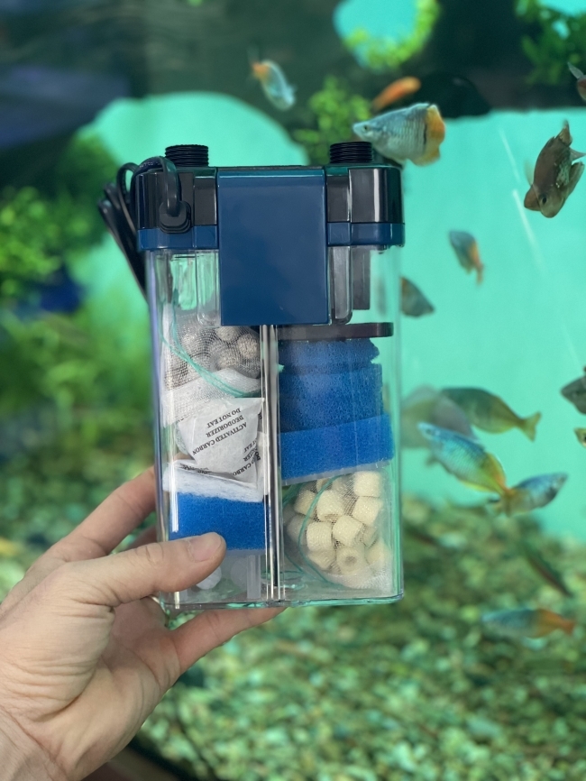 Lọc treo cho bể cá cảnh, bể thủy sinh Marine KY-500C Pro