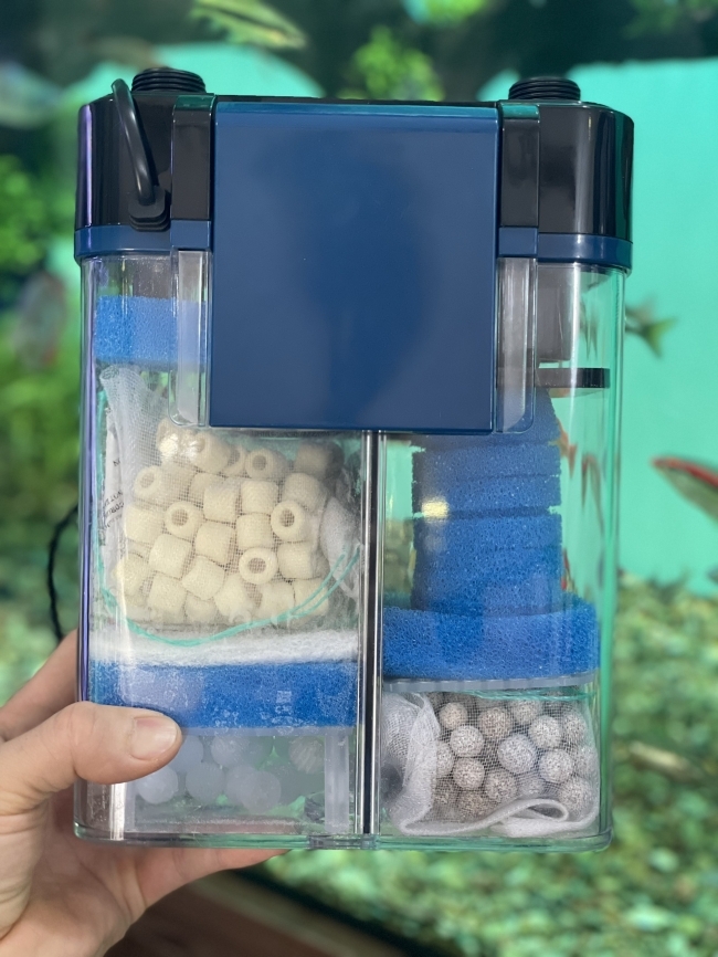 Lọc treo cho bể cá cảnh, bể thủy sinh Marine KY-500C Pro