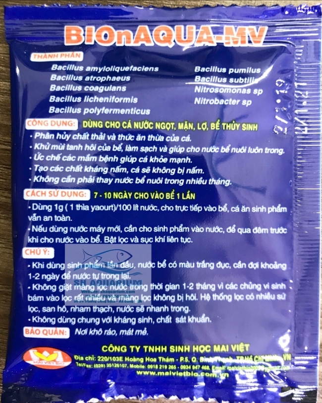 Men vi sinh Mai việt BIOnAQUA-MV