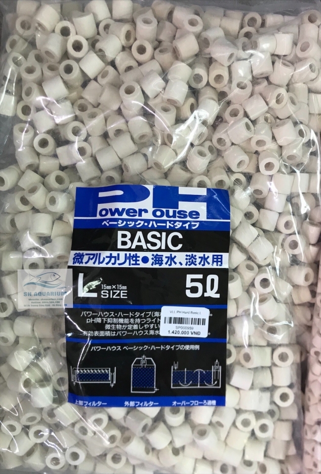 VẬT LIỆU LỌC CAO CẤP POWER HOUSE BASIC HARD SIZE L 5LIT