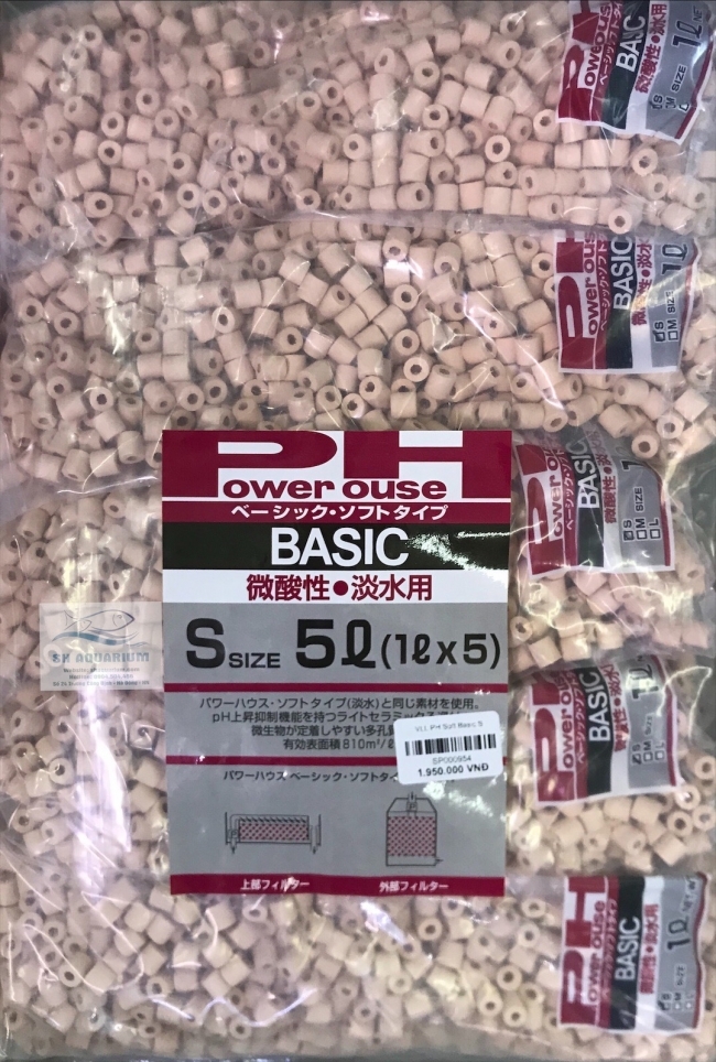 VẬT LIỆU LỌC CAO CẤP POWER HOUSE BASIC SOFT SIZE M 5LIT