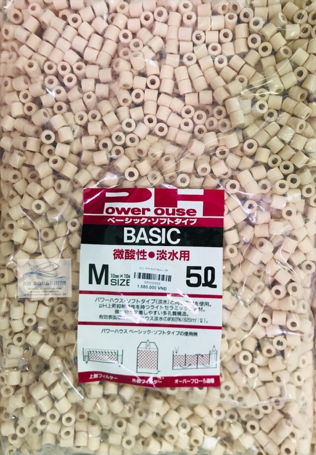 VẬT LIỆU LỌC CAO CẤP POWER HOUSE BASIC SOFT SIZE L 5LIT