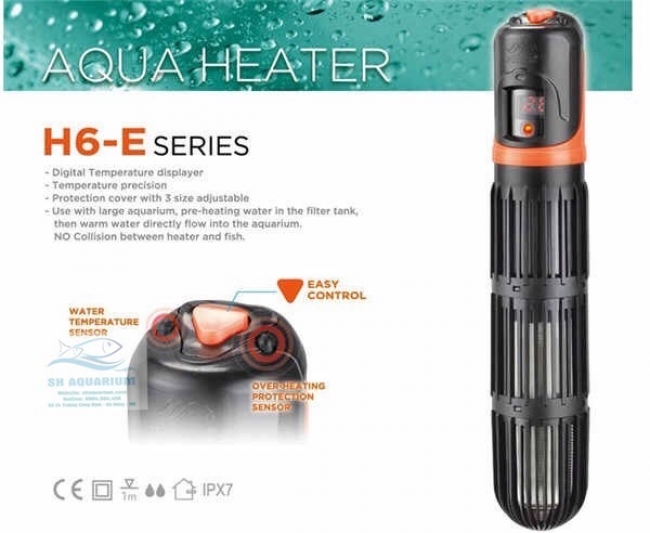 Sưởi Periha Thế  hệ mới H6-E 500W