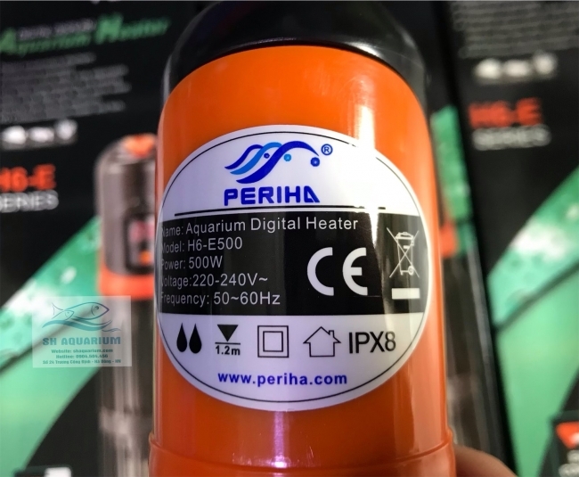 Sưởi Periha Thế  hệ mới H6-E 500W