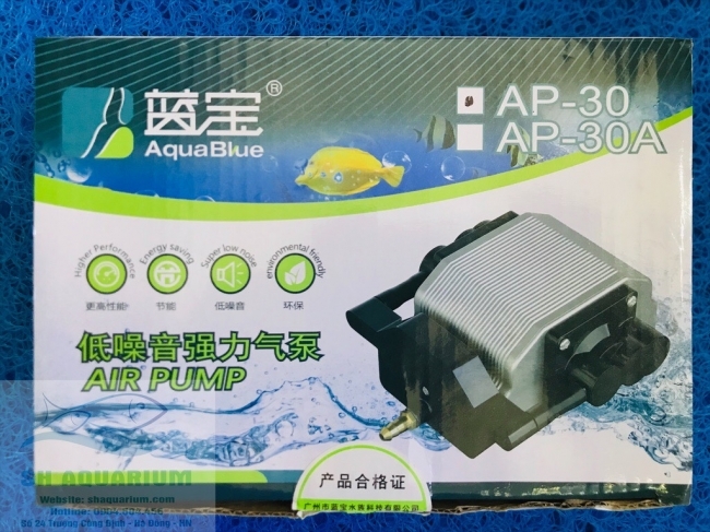 Máy sủi Oxy AquaBlue Siêu Êm AP30