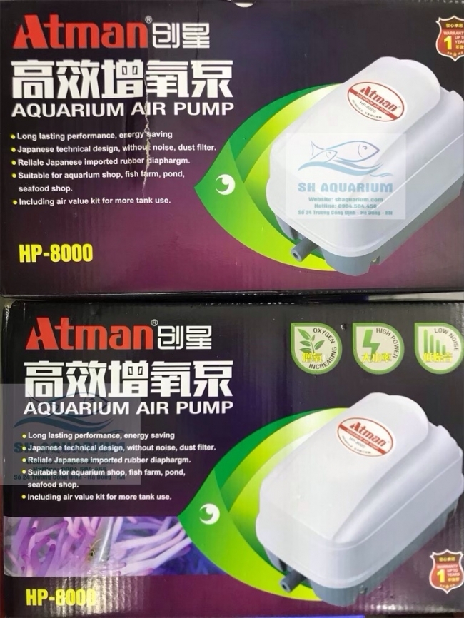 Máy sủi oxy Atman HP 8000