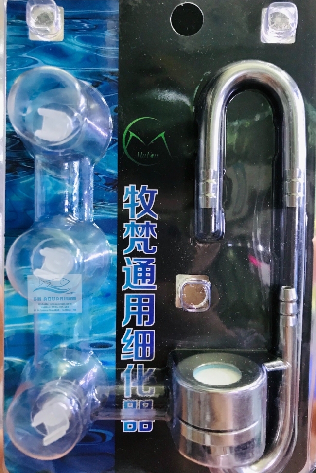 Sủi CO2 Inox có móc treo Mufan