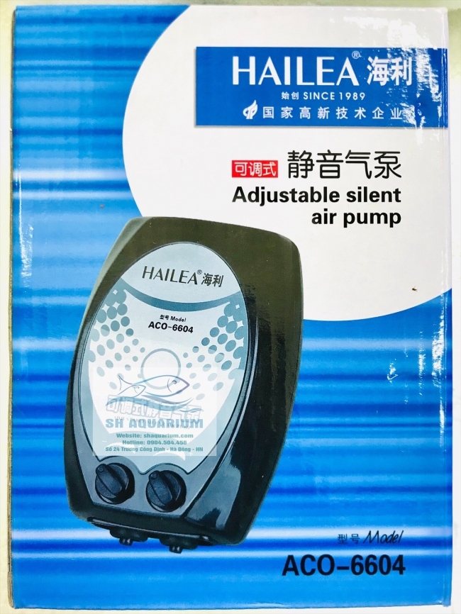 Sủi oxy 2 đầu Haile ACO 6604