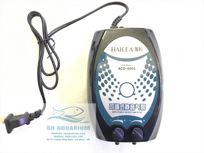 Sủi oxy 2 đầu Haile ACO 6604
