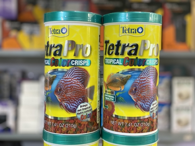 Thức ăn cá cảnh Tetra Pro Tropical Fish Color Crisp 210Gs