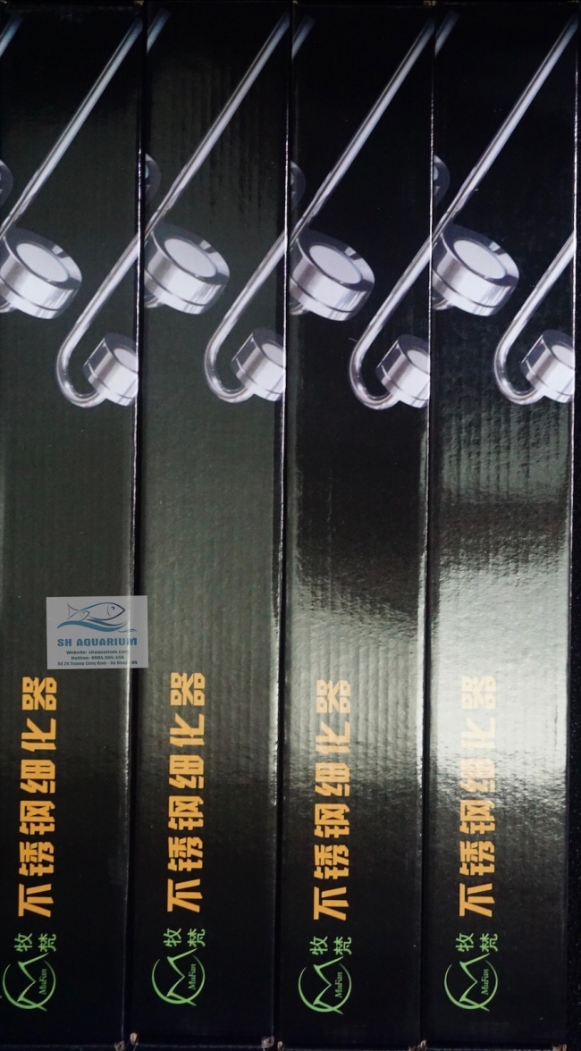 Sủi CO2 inox treo thành bể 30cm