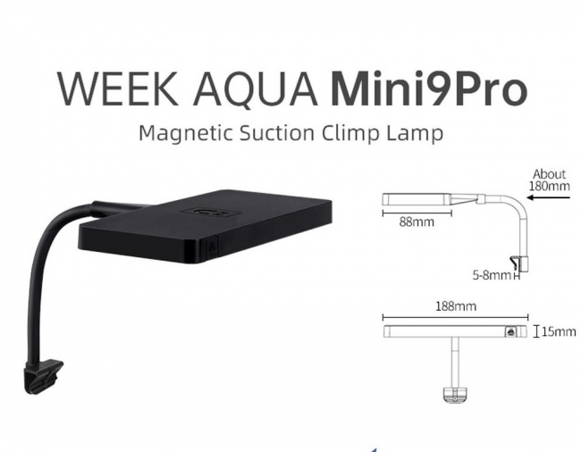Đèn Week Mini9 Pro RGB+UV