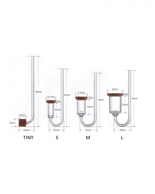 ĐẦU SỦI CO2 CHIHIROS SIZE L