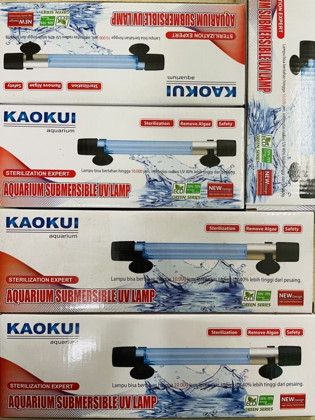 Đèn UV Kaokui diệt khuẩn, diệt trừ rêu tảo cho bể cá cảnh, bể thủy sinh