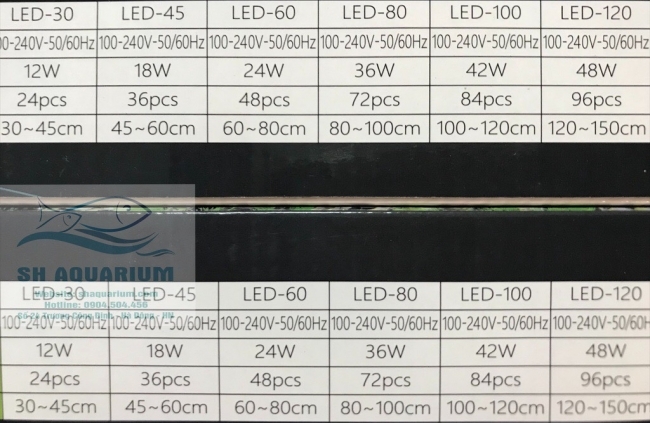 ĐÈN LED TRẮNG MÁNG NHÔM AQUABLUE SIÊU SÁNG 120cm
