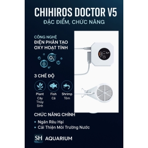 Chihiros Doctor V5 ức chế sự phát triển rêu tảo, làm giàu oxy trong nước