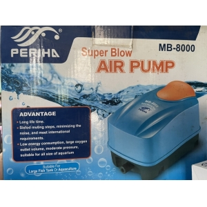Máy sủi Ôxy siêu êm Periha MB-8000 có thể chia nhiều đầu vòi Công Suất Mạnh,Bền Bỉ