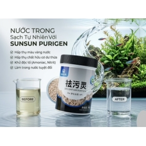 Purigen Sunsun 220ml Vật liệu lọc hấp thụ màu và độc tố cho bể cá cảnh