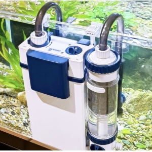Lọc treo Sunsun YBF 600 cho bể cá cảnh có khoang lắng phân hiệu quả, hút mặt và hút đáy, hoạt động êm ái và bền bỉ