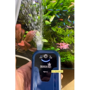 Máy sủi tích điện Sunsun YQB 01 cho bể cá cảnh, bể thủy sinh, hoạt động siêu êm, đầy đủ phụ kiện
