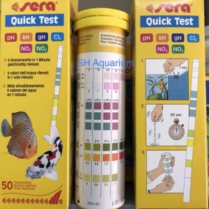 Test chỉ tiêu nước Sera 6 in 1 cho bể cá cảnh